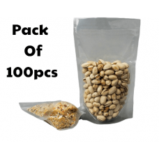Transparent Stand Up Pouch (STANDARD) -  Pack of 100pcs